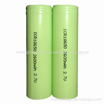 18650 Rechargeable Batteries, 2,200mAh with 3.7V Voltage